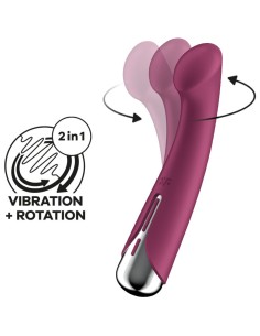 SATISFYER SPINNING G SPORT 1 VIBRADOR ROTADOR ROJO
