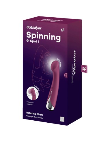 SATISFYER SPINNING G SPORT 1 VIBRADOR ROTADOR ROJO