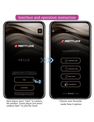 PRETTY LOVE HECTOR VIBRADOR ELECTROSHOCK APP GRATUITA VIOLETA