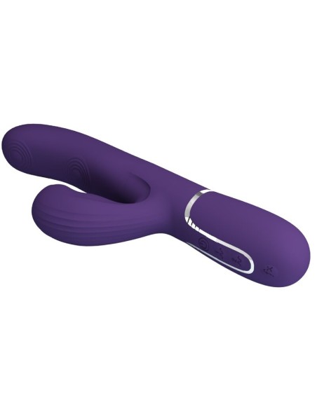 PRETTY LOVE PERLITA VIBRADOR PUNTO G 3 EN 1 MULTIFUNCION MORADO