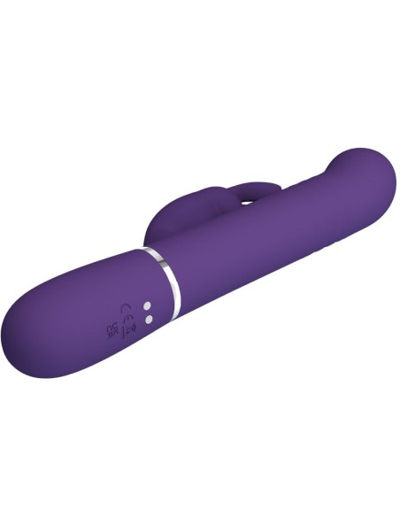 PRETTY LOVE COALE VIBRADOR RABBIT 4 EN 1 MORADO