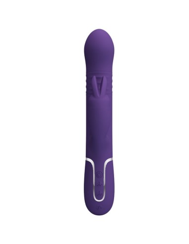 PRETTY LOVE COALE VIBRADOR RABBIT 4 EN 1 MORADO