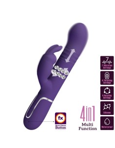 PRETTY LOVE COALE VIBRADOR RABBIT 4 EN 1 MORADO