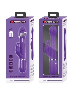 PRETTY LOVE DEJON VIBRADOR RABBIT 3 EN 1 MULTIFUNCION MORADO 2