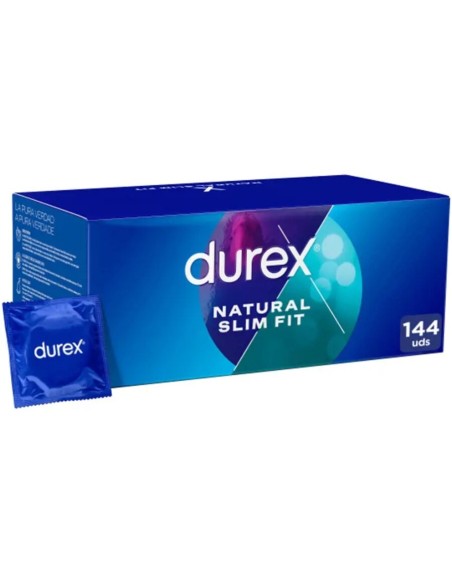 DUREX NATURAL SLIM FIT BASIC 144 UNIDADES
