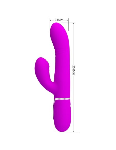 PRETTY LOVE VIBRADOR PUNTO G MULTIFUNCION FUCSIA