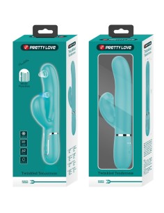PRETTY LOVE PERLITA VIBRADOR PUNTO G 3 EN 1 MULTIFUNCION VERDE AGUA 2