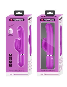 PRETTY LOVE VIBRADOR RABBIT CON LICKING FUCSIA 2