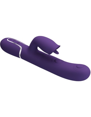 PRETTY LOVE VIBRADOR RABBIT CON LICKING MORADO