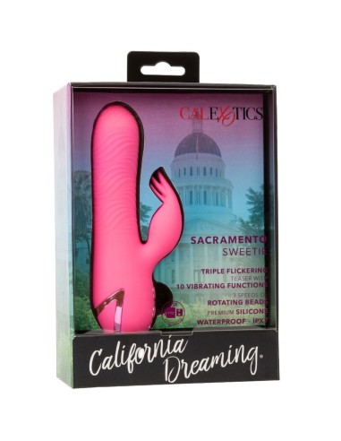 CALEXOTICS SACRAMENTO SWEETIE VIBRADOR RABBIT ROSA BY CALIFORNIA DREAMING