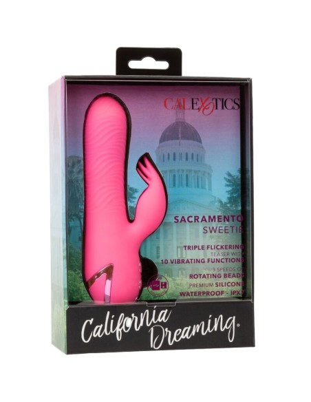 CALEXOTICS SACRAMENTO SWEETIE VIBRADOR RABBIT ROSA BY CALIFORNIA DREAMING