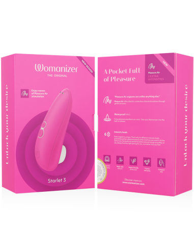 WOMANIZER STARLET 3 ESTIMULADOR CLITORIS ROSA