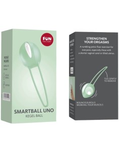 FUN FACTORY SMARTBALL UNO BOLA PELVICA BLANCO VERDE PISTACHO 2
