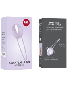 FUN FACTORY SMARTBALL UNO BOLA PELVICA BLANCO LILA PASTEL 2