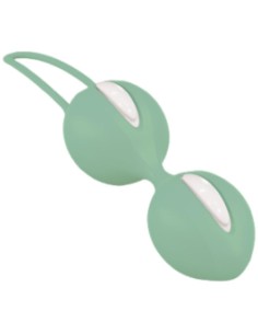 FUN FACTORY SMARTBALLS DUO BOLAS PELVICAS BLANCO VERDE PISTACHO