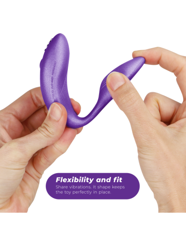 WE VIBE CHORUS VIBRADOR PAREJAS CON CONTROL SQUEEZE LILA