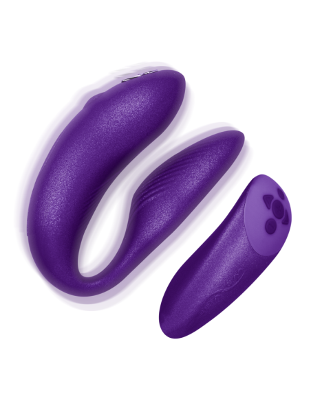 WE VIBE CHORUS VIBRADOR PAREJAS CON CONTROL SQUEEZE LILA
