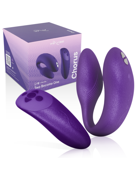 WE VIBE CHORUS VIBRADOR PAREJAS CON CONTROL SQUEEZE LILA