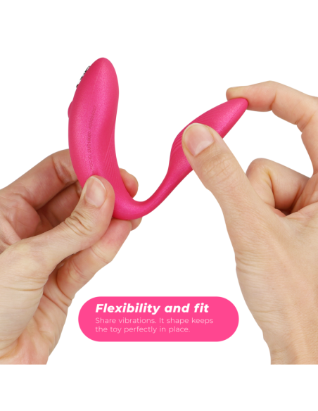 WE VIBE CHORUS VIBRADOR PAREJAS CON CONTROL SQUEEZE ROSA WE VIBE CHORUS VIBRADOR PAREJAS CON CONTROL SQUEEZE ROSA