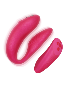 WE VIBE CHORUS VIBRADOR PAREJAS CON CONTROL SQUEEZE ROSA