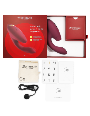 WOMANIZER DUO 2 ESTIMULADOR BURDEOS