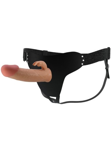 PRETTY LOVE MAVIS HARNESS BRIEFS UNIVERSAL CON DILDO 19 CM NATURAL
