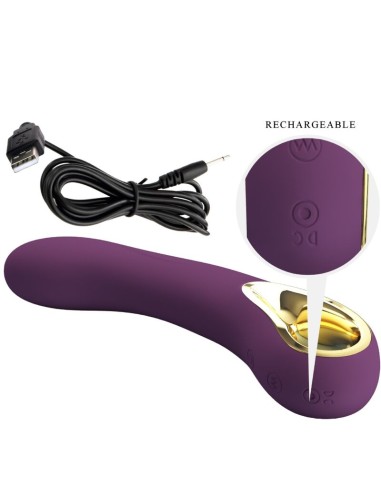 PRETTY LOVE ETHAN VIBRADOR RECARGABLE LILA