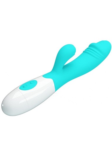 PRETTY LOVE SNAPPY VIBRADOR PUNTO G VERDE AGUA