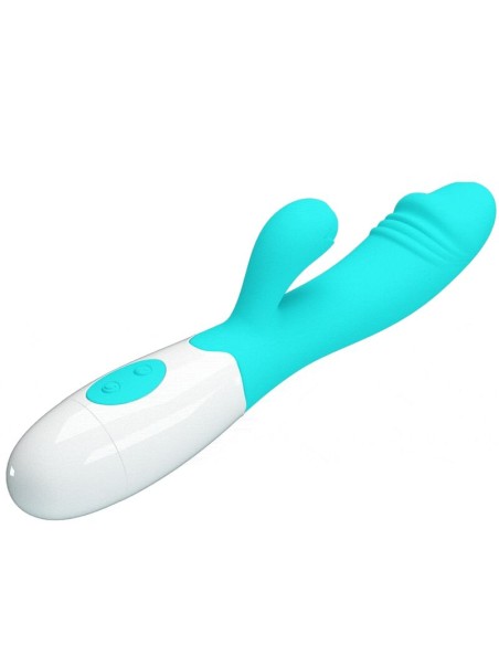 PRETTY LOVE SNAPPY VIBRADOR PUNTO G VERDE AGUA