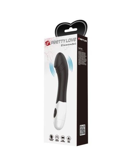 PRETTY LOVE ELEMENTAL VIBRADOR PUNTO G 30 MODOS NEGRO