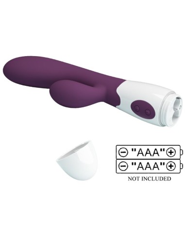 PRETTY LOVE ALVIS VIBRADOR RABBIT PUNTO G MORADO
