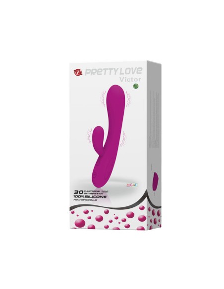 SMART PRETTY LOVE VIBRADOR CON ESTIMULADOR CLITORIS VICTOR