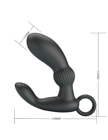 PRETTY LOVE CAYLA MASAJEADOR VIBRADOR ANAL NEGRO