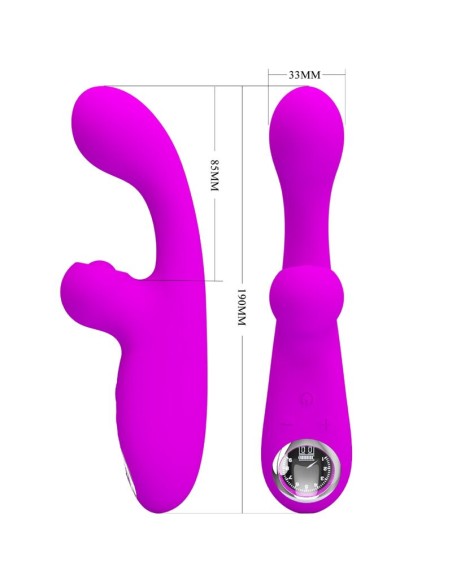 PRETTY LOVE SKYLAR VIBRADOR ESTIMULADOR PURPURA