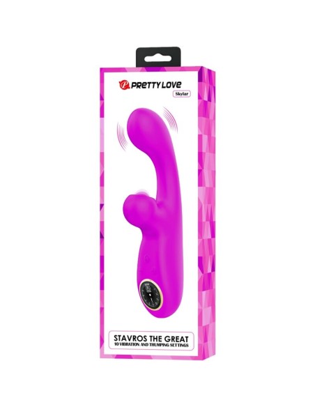 PRETTY LOVE SKYLAR VIBRADOR ESTIMULADOR PURPURA