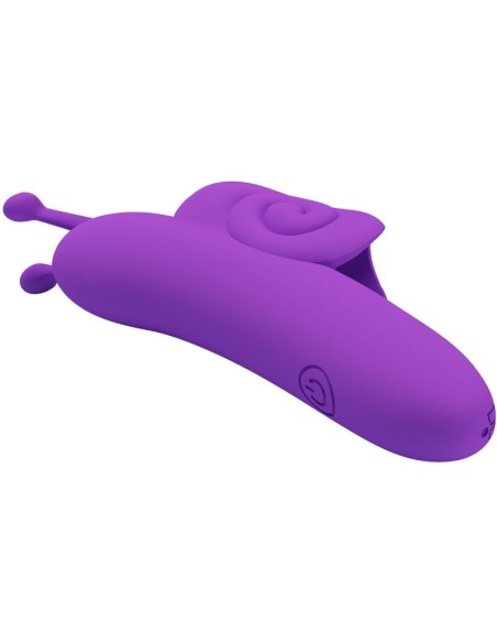 PRETTY LOVE SNAIL PODEROSO ESTIMULADOR DE DEDO MORADO