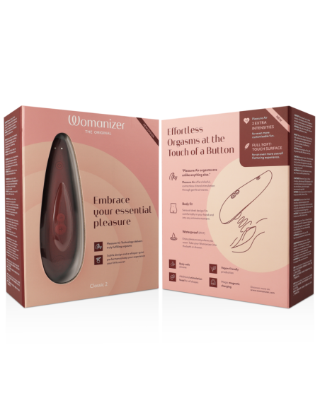 WOMANIZER CLASSIC 2 ESTIMULADOR DE CLITORIS BURDEOS