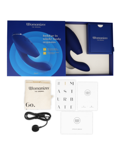 WOMANIZER DUO 2 ESTIMULADOR AZUL