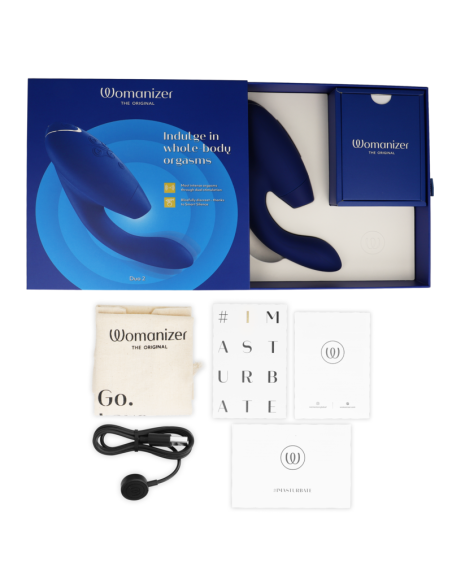 WOMANIZER DUO 2 ESTIMULADOR AZUL