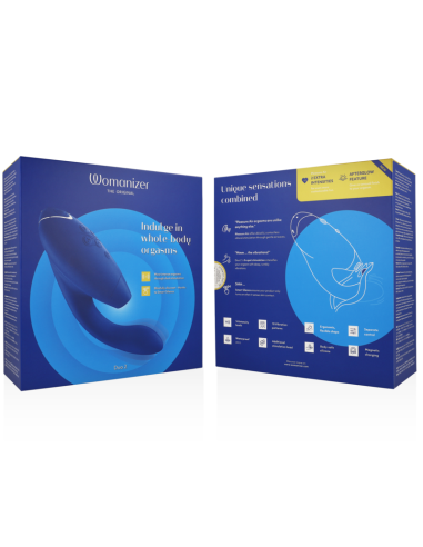 WOMANIZER DUO 2 ESTIMULADOR AZUL