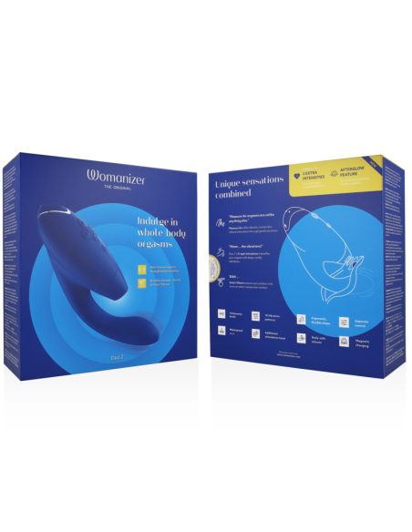 WOMANIZER DUO 2 ESTIMULADOR AZUL