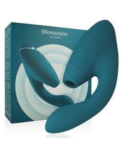 WOMANIZER DUO 2 ESTIMULADOR AZUL PETROLEO
