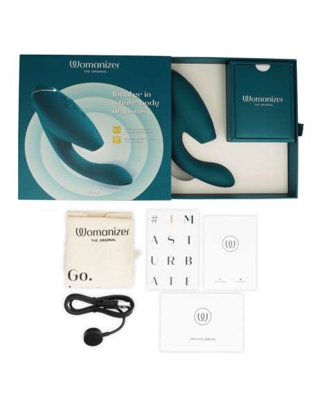 WOMANIZER DUO 2 ESTIMULADOR AZUL PETROLEO WOMANIZER DUO 2 ESTIMULADOR AZUL PETROLEO