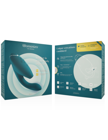 WOMANIZER DUO 2 ESTIMULADOR AZUL PETROLEO