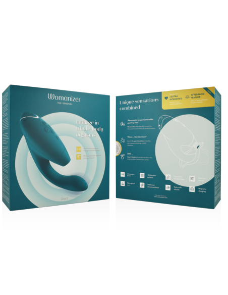 WOMANIZER DUO 2 ESTIMULADOR AZUL PETROLEO WOMANIZER DUO 2 ESTIMULADOR AZUL PETROLEO