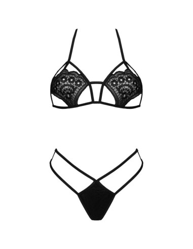 LIVCO CORSETTI FASHION JIMENA LC 20216 SUJETADOR TANGA NEGRO TALLA UNICA