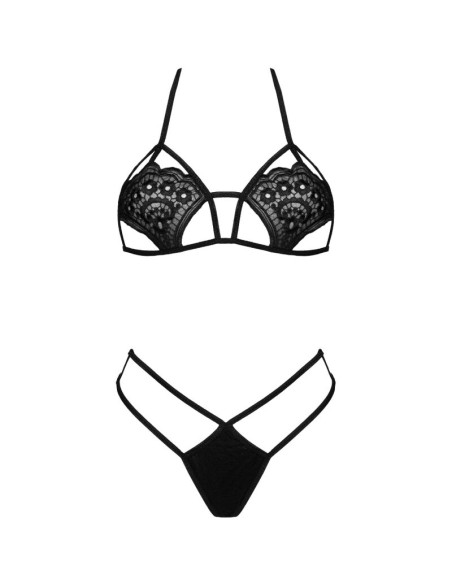 LIVCO CORSETTI FASHION JIMENA LC 20216 SUJETADOR TANGA NEGRO TALLA UNICA