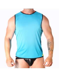 MACHO CAMISETA AZUL S M
