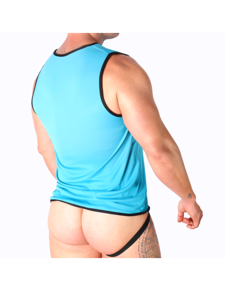 MACHO CAMISETA AZUL S M