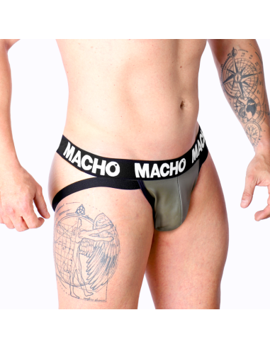 MACHO MX27GR JOCK CUERO GRIS BEIGE S